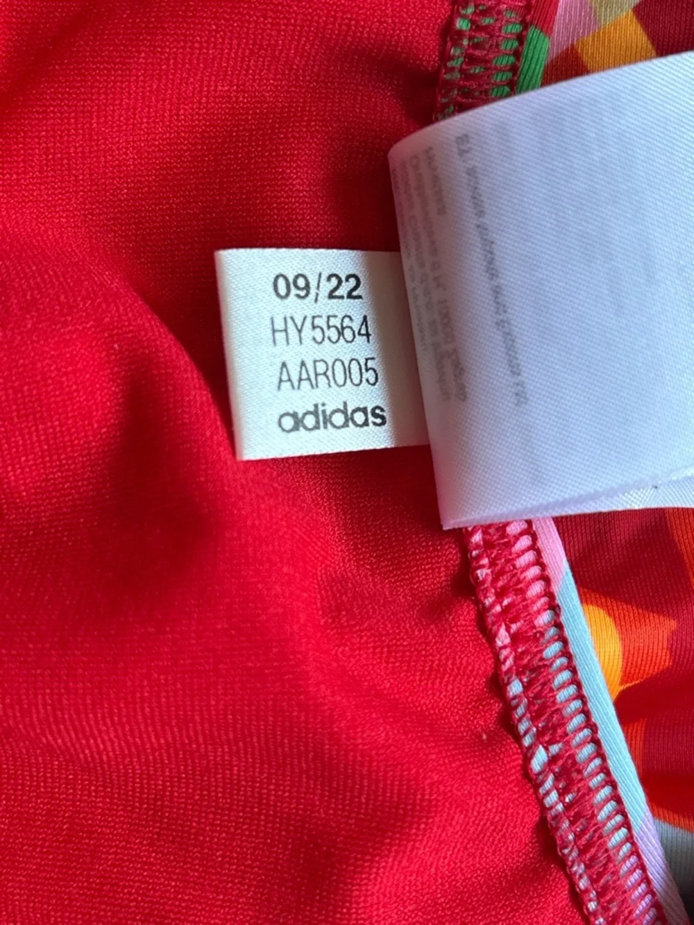 NWT FARM Adidas Womens Size 12 Open Back One Piece Swim Suit